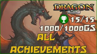 All Achievements For Dragon Pinball 1515  10001000GS [upl. by Heyward]