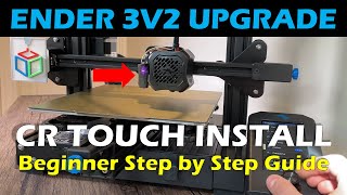 How to Install a CR Touch on a Ender 3v2 3D Printer Step by Step for Beginners [upl. by Norab269]