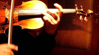 PAGANINI CANTABILE BEAUTIFUL VIOLIN SOLO Sound Sample of Antique English Violin [upl. by Wobniar]