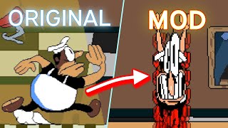 Pizza Tower and Pizza Massacre have switched roles Peppino movement Pizza Massacre mods Gameplay [upl. by Consalve]