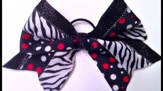 How To Make a Big Cheer Bow [upl. by Dory]