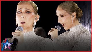 Celine Dion RETURNS TO STAGE At 2024 Paris Olympics Opening Ceremony [upl. by Rabaj]