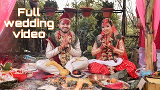 NISCHALA amp BISHEK FULL WEDDING VIDEO  BEST NEPALI WEDDING FILM 2024  nepaliwedding Dr Nischala [upl. by Madeline]