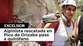 Alpinista rescatada en Pico de Orizaba es sometida a cirugías en las manos [upl. by Verneuil]