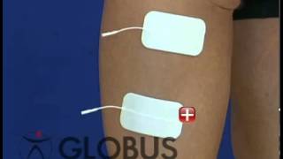 GLOBUS Italia  Electrostimulation of tensor fasciae latae 1 Channel 2 Electrodes [upl. by Irv605]