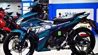 YAMAHA SNIPER 155 ABS VERSION LOOK STUNNING IN CYAN BLUE COLOR OPTION  Yamaha Sniper 155 ABS [upl. by Gordie]