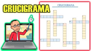 Como hacer un crucigrama en Word de forma fácil para tus clases virtuales o en linea [upl. by Prevot]