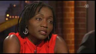 Auma Obama Baracks Sister on Beckmann German TV 23 [upl. by Kylila]