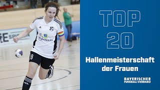 Bayerische Hallenmeisterschaft der Frauen Die besten Tore [upl. by Massey]