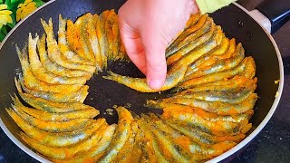 Recette poisson dAnchois facile rapide à la poêle 😉 Cuisine Marocaine  Anchovy fish recipe [upl. by Ailecnarf]