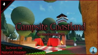 Campsite Coastland  Survive the Disaster Natural Fangame   Night Mode   Gameplay [upl. by Gray]