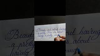 😍Beautiful calligraphy handwriting with pen handwritingstyles calligraphy [upl. by Ettevol]