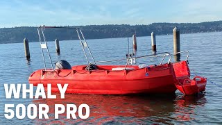 Bought my first PLASTIC boat WHALY 500R [upl. by Prasad874]