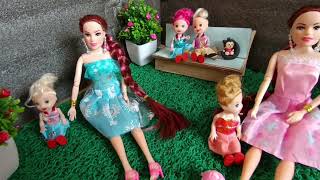 Barbies in village daily routine episode01 trending 🔥🔥 [upl. by Tarkany558]