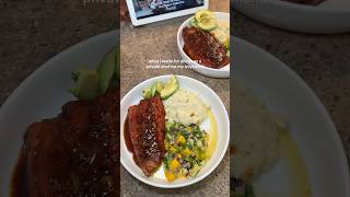 teriyaki salmon 🥰 food dinner asmr cooking cookwithme boyfriend foodie cook funny recipe [upl. by Emery]