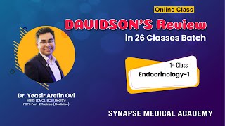 Endocrinology1 Davidsons Review in 26 Classes Batch [upl. by Kcirdnek626]