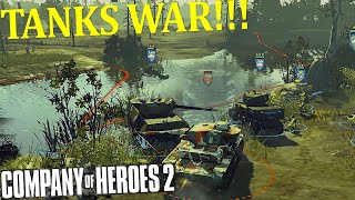 Tank Game  COH 2  Pripyat tanks war tankgames tankwar companyofheroes2 [upl. by Ardiekal323]