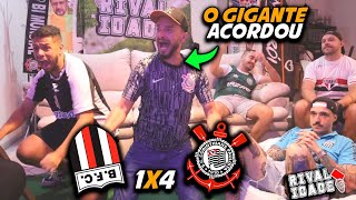 React Botafogo Sp 1x4 Corinthians  Melhores momentos  Gols  Paulistão [upl. by Sucitivel]