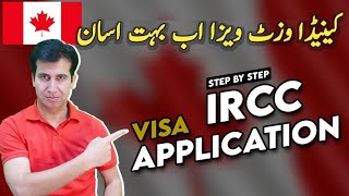 Canada IRCC Online Visit Visa Application Process Step by Step  IRCC New Portal [upl. by Enotna]