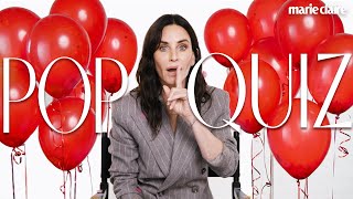 Courteney Cox on Cold Plunges Fritos and How Her Friends Would Describe Her  Pop Quiz [upl. by Mellisent]