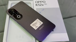 Oppo K12x Midnight Black 5G Unboxing First impressions amp Review 🔥  Oppo K12x 5G Price Spec amp More [upl. by Eob600]