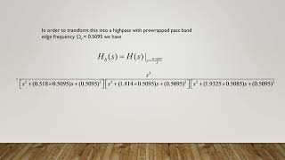 Butterworth HPF using Bilinear Transformation with MATLAB Implementation  DSP [upl. by Yllaw]