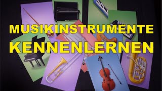 Musikinstrumente kennenlernen  Lernvideo für Kinder [upl. by Lashonde374]