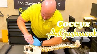 How To Adjust Your Coccyx Tailbone POP  Supra Chiropractic [upl. by Naryb654]