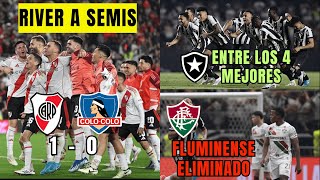 RIVER A LA SEMIFINAL FLUMINENSE ELIMINADO Y BOTAFOGO CLASIFICA Opinión de los clasificados [upl. by Aiciruam]