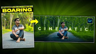 Creat Your Boring Photos Into Cinematic 🔥 Lightroom Mobile Tutorial  Nayem Pictures [upl. by Ahsik236]