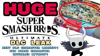 HUGE Smash Ultimate DLC Leak NEXT DLC CHARACTER LEAKED NEW SMASH CHARACTER REVEALED WPROOF [upl. by Burck127]