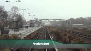 Führerstandsmitfahrt SBahn Berlin Friedrichsfelde Ost  Strausberg Nord [upl. by Airdnalahs]