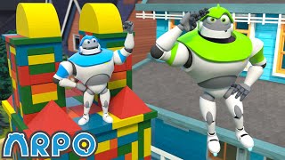 Building Blocks Playhouse  ARPO The Robot  Funny Kids Cartoons  Kids TV Full Episodes [upl. by Germaine]