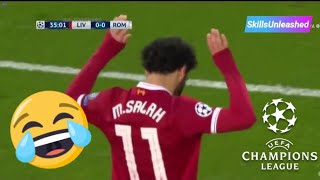 Epic Arabic commentary of Mo Salah Wonder Goal Against Roma Causes Online Frenzy  Gerrard Reactions [upl. by Ahsiekat]