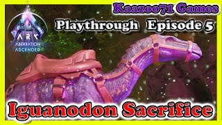 Iguanodon Sacrifice Aberration Ark Survival Ascended 💥EP 5 [upl. by Hew547]