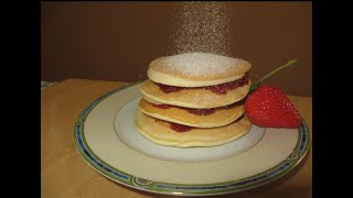 Pancake con 3 ingredienti senza latte lievito e burro Facilissimi [upl. by Aynav]