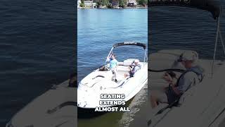 A Great Example of a True Deck Boat Bridge Marina FAQ boat shorts [upl. by Nebe954]