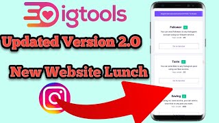 Igtools new Version  Igtools New Website से फोल्लोवेर्स कैसे बढ़ाये Igtools permanent ban Solve [upl. by Lamond]