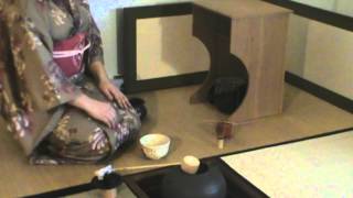 Japanese tea ceremony  Usucha with ro and houseidana [upl. by Carbo]