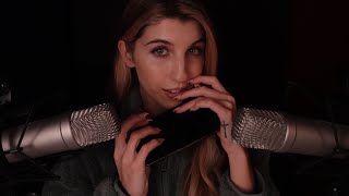 Crisp Tiny Taps amp Subtle Mouth Sounds 🤤🌧️ ASMR [upl. by Bale944]