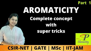 Aromaticity Organic Chemistry  GOC  Huckels Rule  CSIRNET  GATE  IIT JAM  NEET  JEE [upl. by Hairas62]