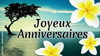 JOYEUX ANNIVERSAIRE  joliecarteanniversaire [upl. by Moishe]