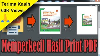 Cara Memperkecil Hasil Print Pada Dokumen PDF  Acrobat Reader DC • SimpleNewsVideo [upl. by Winona]