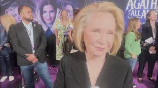 Agatha All Along premiere Debra Jo Rupp red carpet interview [upl. by Anyela]