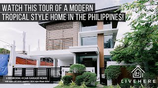 Modern Tropical Design Home in the Philippines House for Sale in Alabang Hills  near Ayala Alabang [upl. by Vigor687]