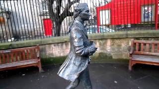 Robert Fergussons Memorial Canongate Kirk Edinburgh [upl. by Sabanrab]