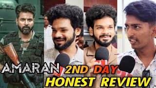 Amaran Day2 Review  Amaran Public Review  Amaran Movie Review  Sivakarthikeyan  Sai Pallavi [upl. by Waverly]