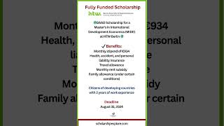 DAAD scholarship for Developing countries 2025 fullyfunded scholarship internationalscholership [upl. by Ycnej]