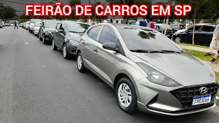 FEIRÃO DE CARROS EM SÃO PAULO CAPITAL [upl. by Maddis]