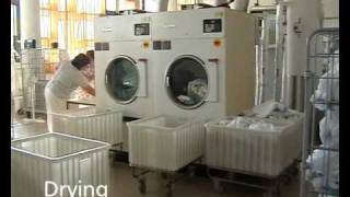 Hygienic barrier laundry Primus in hospital [upl. by Adnana]